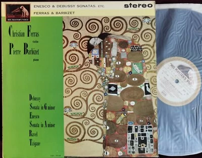 Rare *Factory Sample* Ferras Barbizet Ravel Enesco Debussy LP HMV ASD 531 UK ED1 - Image 1 of 2
