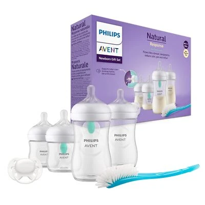 Philips Avent Babyflaschen AirFree Ventil Geschenkset Neugeborene 4 Flaschen - Bild 1 von 4