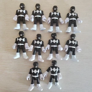 Lot of 10pcs  Fisher Price Imaginext Black Power Rangers Action Figure - Picture 1 of 3