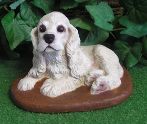 1473 Cocker Springer Cavalier Spaniel Puppy Dog Latex Plaster Mold Concrete - Picture 1 of 6
