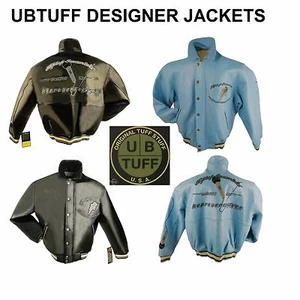 Vintage Designer Leather Jacket, By Schott Bros, U.B.TUFF,  LIMITED EDITION - Picture 1 of 13