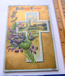 VINTAGE EASTER POSTCARD~A JOYFUL EASTER~5100 - Picture 1 of 4