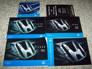 2006 Honda CR-V SUV Owner Owner's Manual User Guide Set LX EX SE 2.4L xz - Picture 1 of 1