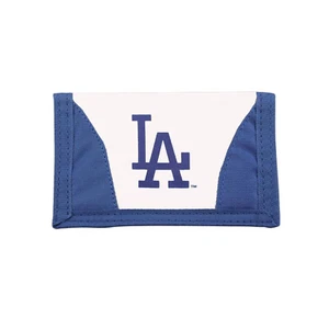 NUOVO portafoglio da camera Los Angeles Dodgers Baseball League in nylon con licenza a tre pieghe - Foto 1 di 2