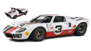 Ford Gt40 Mki #3 Eric Dean Design 2015 White/red 1:18 Model SOLIDO - Foto 1 di 1