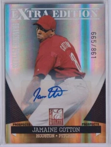 2011 Donruss Elite Extra Edition Franchise Futures Signatures 175 Jamaine Cotton - Bild 1 von 1