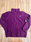 The North Face Youth Girl Purple Light Fleece  Zip -XL