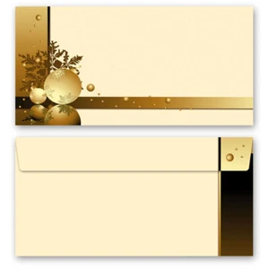 25 enveloppes à motifs au format DIN LONG - MAGIE DE NOËL (sans fenêtre) Envelop - Photo 1/6