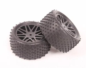 4pcs RC Front & Rear Tires Tyre Insert Sponge Wheel 1:10 Off-Road Buggy Car - Foto 1 di 1
