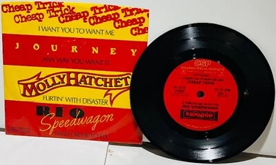 CHEAP TRICK, REO,Journey,Molly Hatchet Promo for Nestle's bar 7" LP 1981 CBS EP - Image 1 of 2