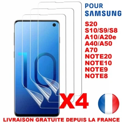 Film Protection pour Samsung Note 20 10 Lite S9/S8/S7/S10 e/S20/Ultra/S21 +