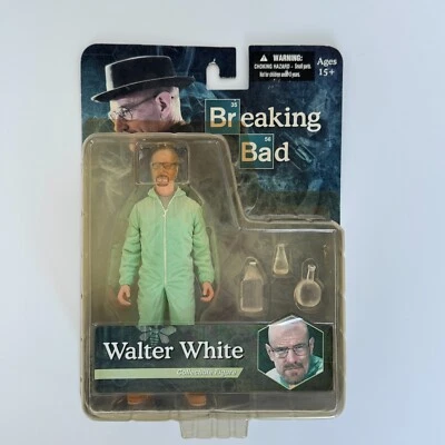 Figura de acción Mezco Breaking Bad Walter White traje verde mate peligrosa 2013 Foto 1 de 4