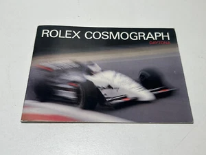 BOOKLET ROLEX COSMOGRAPH DAYTONA INGLESE/USA ANNO 1988 ORIGINALE - Picture 1 of 6
