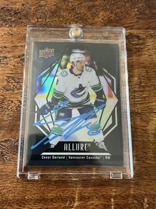 Conor Garland IP Signed Upper Deck Allure Card JSA Coa Autographed Canucks