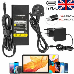 for HP Spectre x360 Charger AC Power Adapter 904144-850 904082-003 USB-C 90W New - Picture 1 of 17
