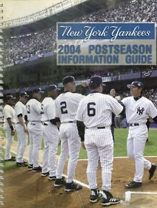 2004 N.Y. New York Yankees POST SEASON PRESS/MEDIA GUIDE "VERY RARE" - Picture 1 of 2