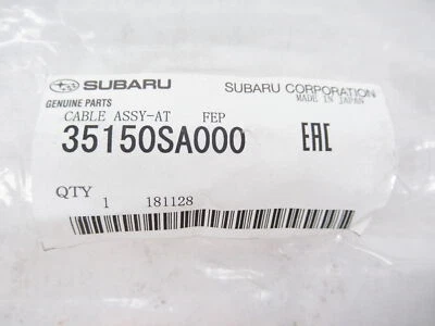 Genuine OEM Subaru 35150SA000 Automatic Trans Shifter Cable 2004-2008 Forester - Image 1 of 4