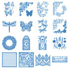 Butterfly Dragonfly Lace Border Cutting Dies for DIY Embossing Scrapbooking Card