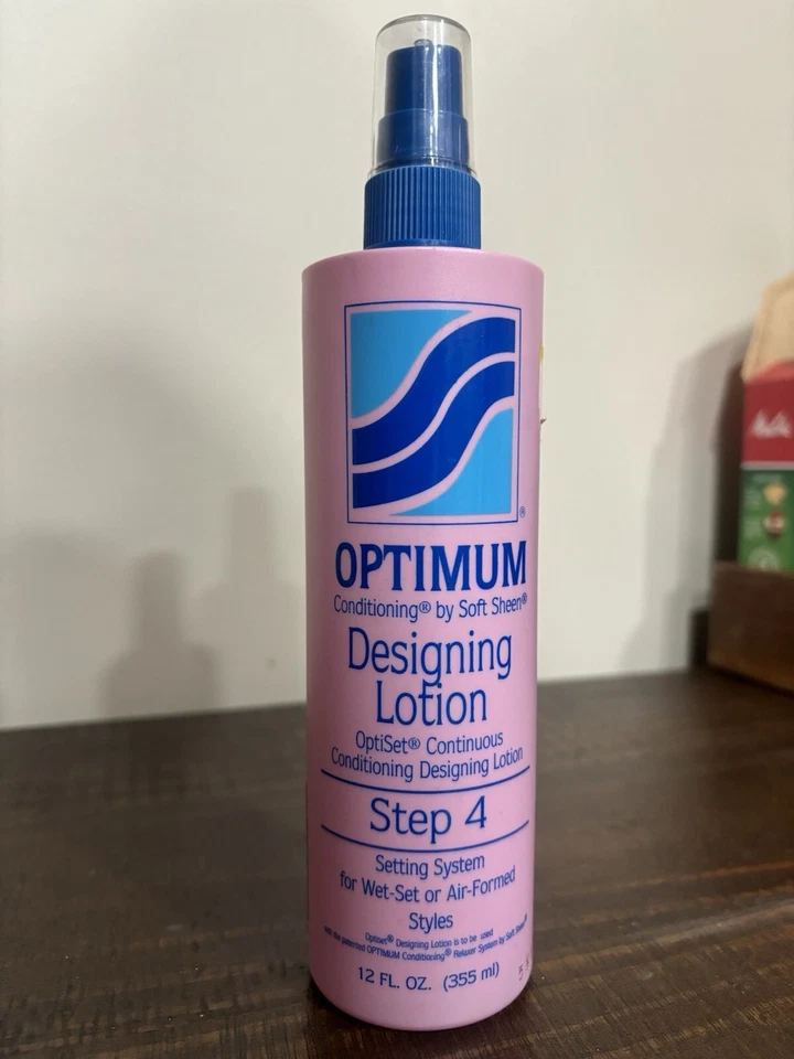 Loción de diseño Optimum Soft Sheen 1991 vintage acondicionamiento para el cabello paso 4 Foto 1 de 2