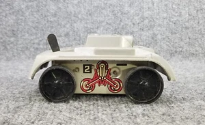 VINTAGE MARX WINDUP TANK WITH PLASTIC BODY & WHEELS NO TREADS GREY - Picture 1 of 11