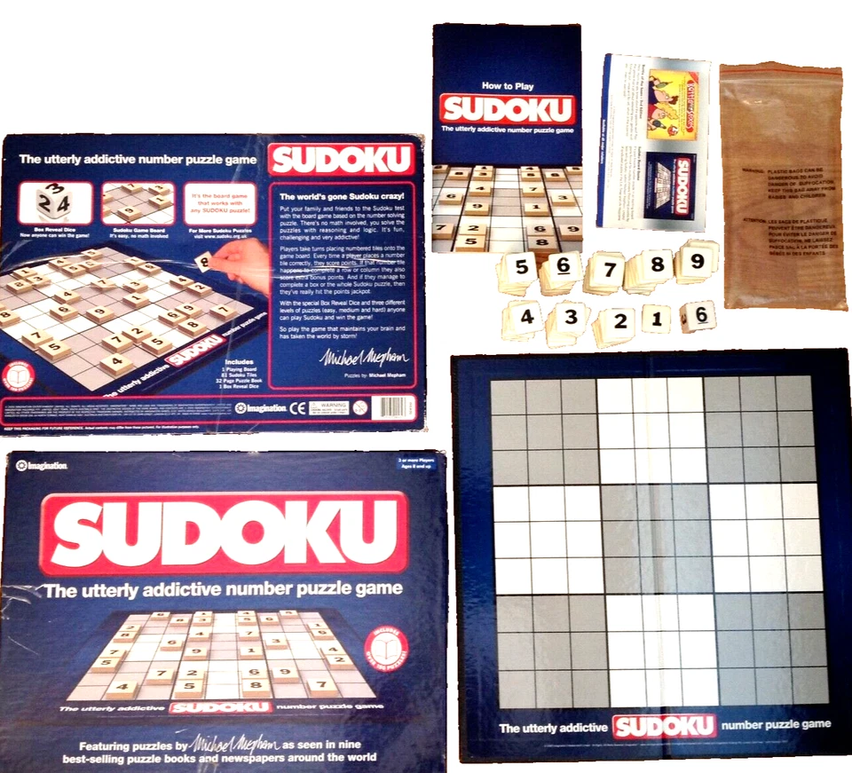 SUDOKU BOARD GAME NUMBER PUZZLE SDK549 IMAGINATION  - Image 1 of 4