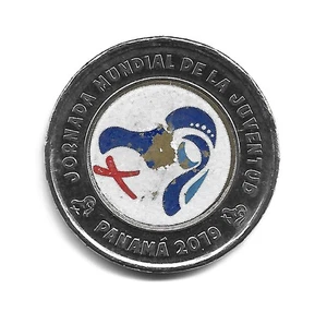 World Coins - Panama 1 Balboa 2019 Commemorative Coin KM# 169 Colored - Picture 1 of 3