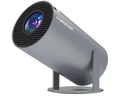 HY300 PRO Projector MAGCUBIC 4K Android 11 Dual Wifi6 BT 5.0 260 ANSI 1080P Grey - Image 1 of 4
