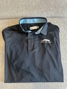 Grove XIII Golf Polo Kjus Black Medium Grove 23 - Picture 1 of 10
