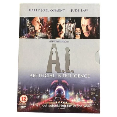 A.I. Artificial Intelligence DVD 2001 Haley Joel Osment Steven Spielberg Sci-Fi - Image 1 of 4