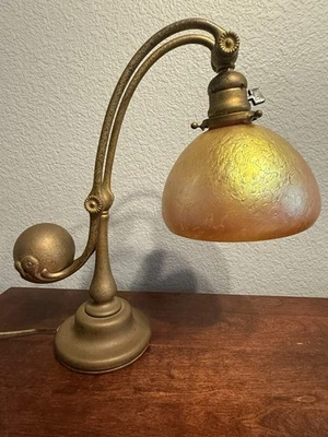 Tiffany Studios Antique  #417 Counterbalance  Globe Desk Lamp  - Image 1 of 4