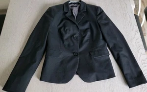 SISLEY Blazer Gr.42 Schwarz mit Nadelstreifen - Bild 1 von 7