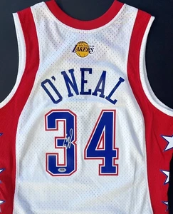 Shaquille O’Neal Signed Autographed Western All Star Jersey Lakers Psa/Dna Coa - Picture 1 of 6