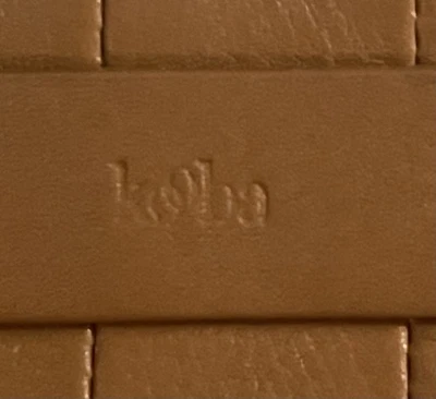 Kooba  Crossbody Tan Brown Leather Purse Handbag w/Multi Color Lining - Image 1 of 4