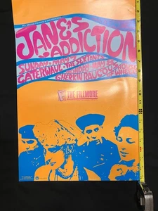 B.G.P. #95 JANE’S ADDICTION and others FILLMORE May 7-8 1989  Orig Poster 13x19 - Picture 1 of 6