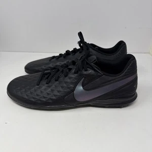 Nike Tiempo Legend 8 Club Indoor Soccer Men's SIZE 9.5 Black AT6110-010 - Picture 1 of 8