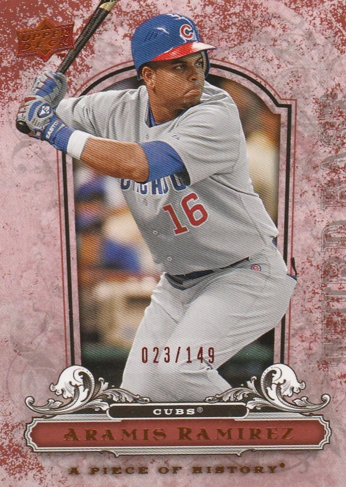 2008 A Piece of History Baseball 22 Aramis Ramírez rojo paralelo/149 Foto 1 de 1