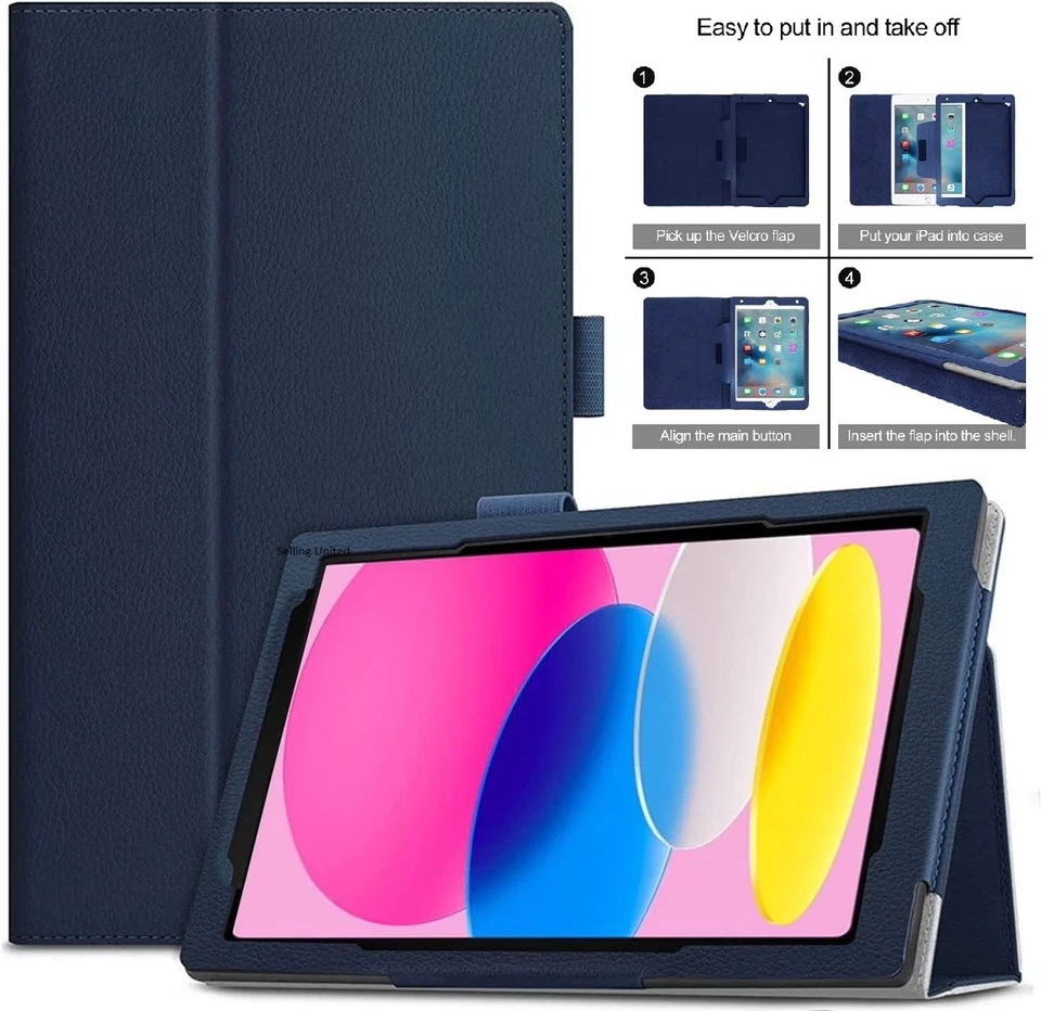 Flip Case For iPad 11th Generation 10th 9th 8th 7th 10.2 Pro 11 Air 10.9 9.7 - Image 1 of 1