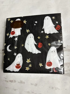 Halloween Ghoul’s Night Out Caspari 20 3 ply holiday paper luncheon napkins NEW - Image 1 of 2