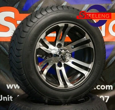GOLF CART 12" BULLDOG WHEELS and 215/50-12 COMFORT RIDE DOT TIRES(4)  Foto 1 de 4