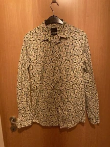 Sisley Hemd Floral Herren Paisley Größe M Psychedelic - Bild 1 von 2