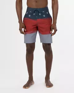 Neu Travis Mathew Boardshorts Badehose USA Größe 34 Strand Pool Badeanzug - Bild 1 von 4