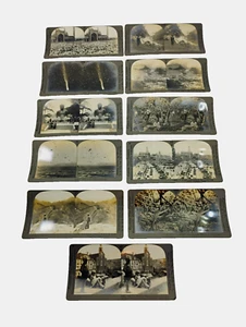 Lot of Antique Keystone View Company Stereoscope Cards 11 Cards - Picture 1 of 20