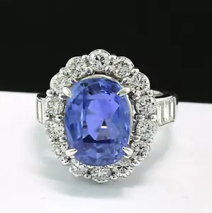 Investment: Saphir Diamant Ring 9,80 carat GIA-Zertifikat 900 Pt Wert € 68000 - Bild 1 von 7