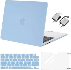MOSISO Compatible MacBook Air 13 inch Case 2024 2023 2022 M3 A3113 M2 A2681 - Picture 1 of 6