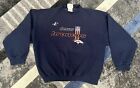 Vintage Denver Broncos Logo Athletic Sweatshirt Large Blue 90S 23 X 24