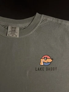 Lake Daddy Logo T-Shirt, Light Green, All Sizes, Message Size - Picture 1 of 3