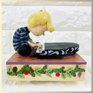 Snoopy Wooden Music Box [Prosper in heaven] from Japan New - Picture 1 of 9