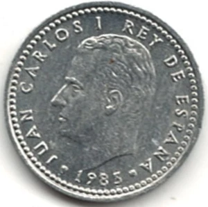 SPAGNA UNA PESETA 1985 ~ LA CLASSIFICHI TU. pz 200 - Foto 1 di 4