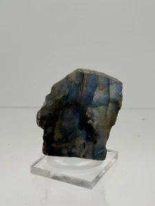 LABRADORITA PULIDA - Madagascar - MADAGASCAR MINERAL COLECCION 4x4x1  B9 - Foto 1 di 5