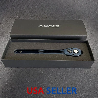Asahi LVR3180A  3/8" dr. Quick-Release Ratchet Blue Ion plating - USA Shipper - Image 1 of 4